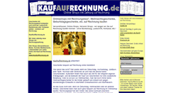 Desktop Screenshot of geschenke-auf-rechnung.de